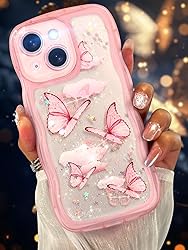 Likiyami for iPhone 13 Case 6.1 Inch - Wave Frame