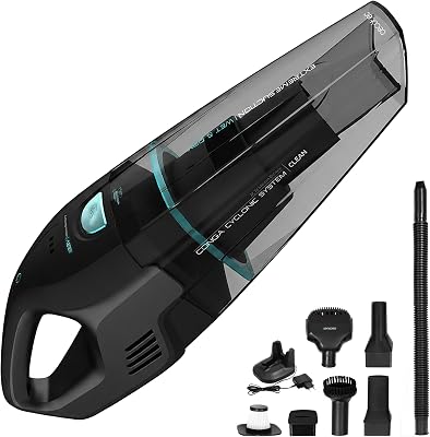 Aspirapolvere portatile senza fili Conga Immortal Extremesuction 22,2 Animal Hand Neo. 150 W, Batteria 22,2V, 10kPa, Serbatoio 500ml, Filtro ad alta efficienza, Accessorio per Animali
