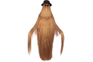 BC GOODS BY Premium Unisex Cousin Dapper Creature Wig & Costume A Stylish Choice for Halloween and Cosplay Events Flame-Retardant Synthetic Fiber, Brown