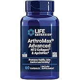 Life Extension ArthroMax® Advanced NT2 Collagen™ & AprèsFlex®, glucosamine sulfate, Boswellia (Indian Frankincense), Joint Health, Mobility, Gluten-Free, Non-GMO, 60 Capsules