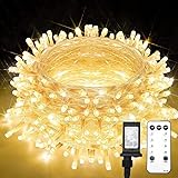 suddus Indoor String Lights with Remote, Warm White