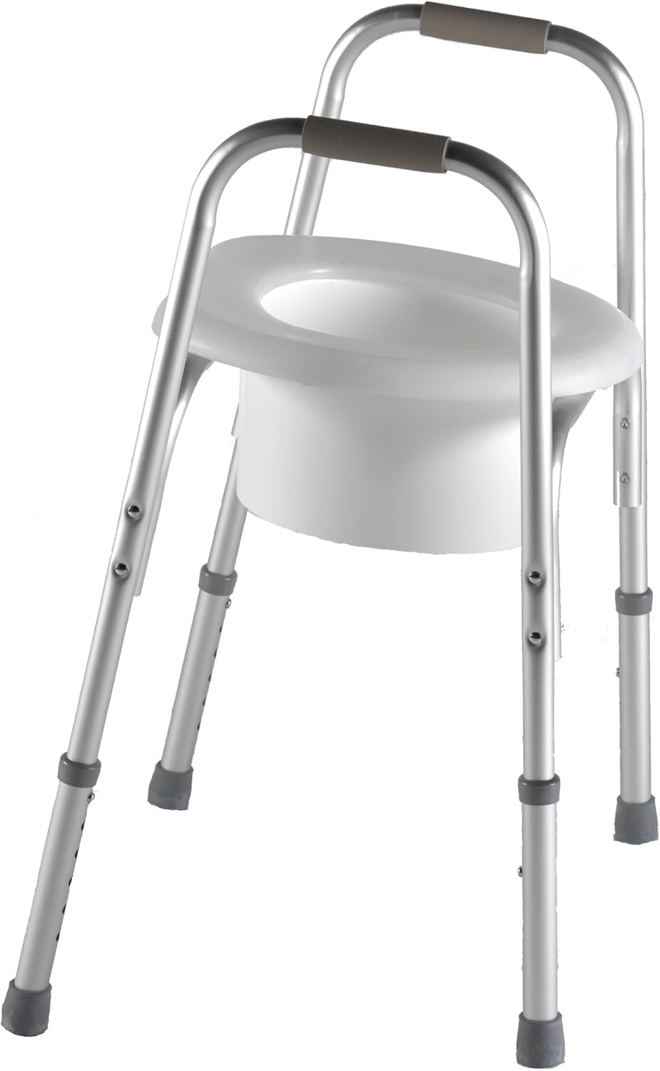 PCP Raised Toilet Seat and Safety Frame (Two-in-One), Adjustable Rise Height, Secure Elevated Lift Over Bowl, Made in USA: Health & Personal Care