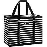 SCOUT 3 Boys Zip Tote X-Large - Extra Large Utility Tote for Beach, Family, Travel and Storage, Zips Closed & Water Resistant