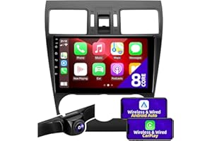 CGOGC for Subaru Forester Impreza WRX 2013-2015 Radio Upgrade Compatible with Wireless Carplay Android Auto 8 Core Touchscreen Car Android Stereo Bluetooth GPS WiFi AM/FM Camera Navigation Head Unit