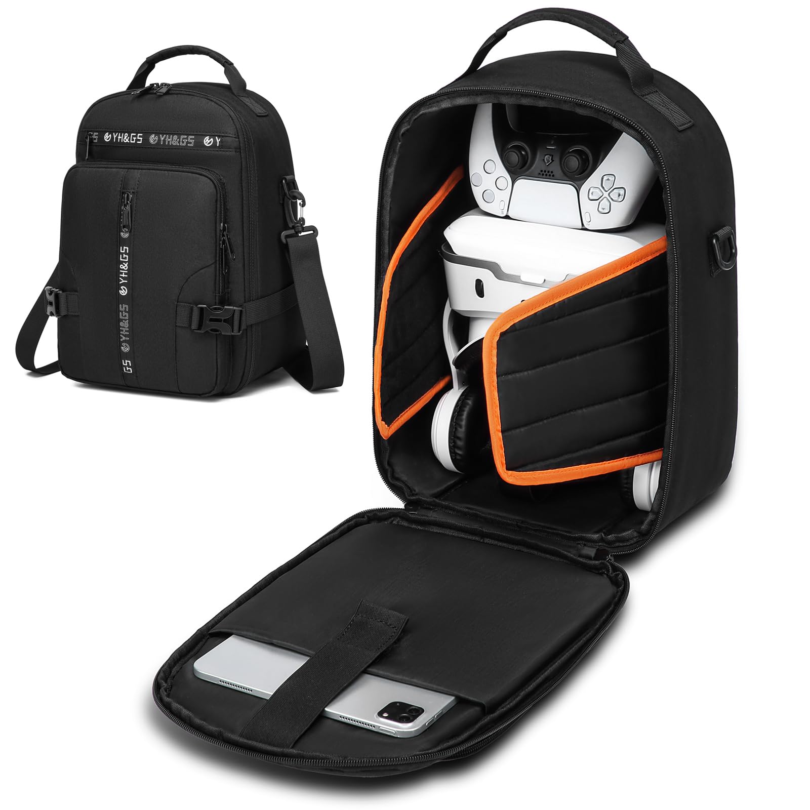 Large Carrying Case for Meta Quest 3/Quest 3S/Oculus Quest 2, Travel Storage Bag Compatible with Oculus Quest 3 Headset and Other Accessorie, VR All-in-One Gaming Headset Storage Case
