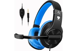 BUTFULAKE Gaming Headset for PS5, PS4, Xbox, PC - Kids Headphones with Mic for School Supplies - Wired Gaming Headphones with Microphone for PS4