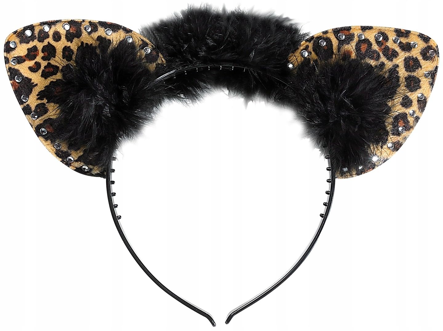 Leopard Ears - Strass Accessory for Fancy Dress