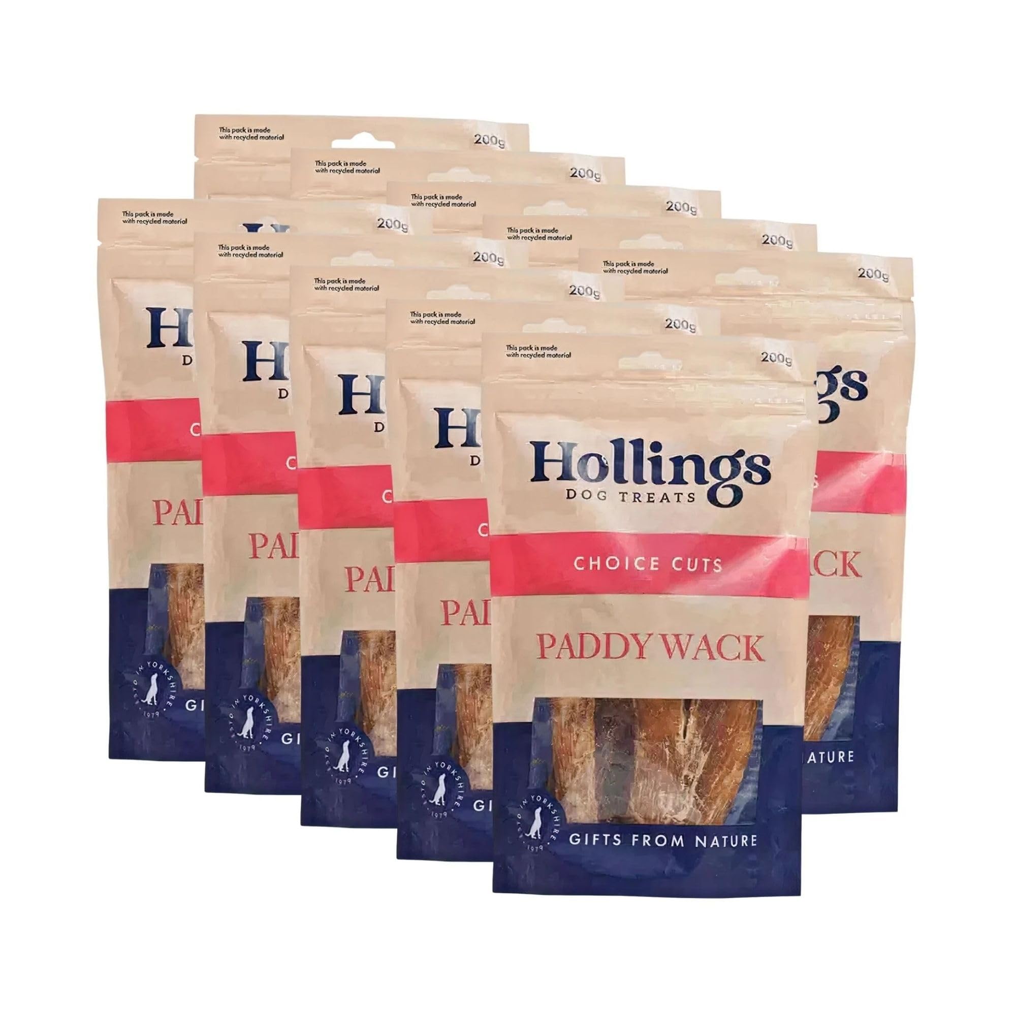 Hollings Paddywack Display 200g (Pack of 10)