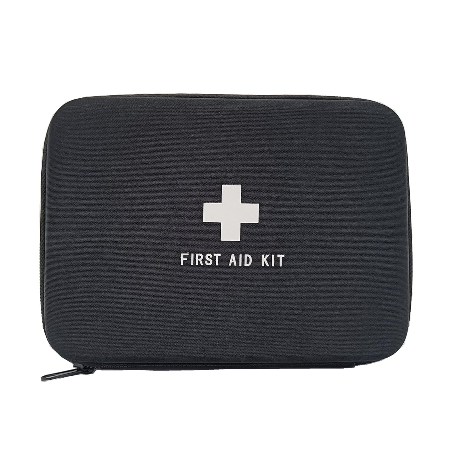 Jipemtra First Aid Case - Square 16.5x14.5x4.6cm - EVA Material - Red - Medical Bag for Home, Health, Emergency, Pets, Camping, Outdoors