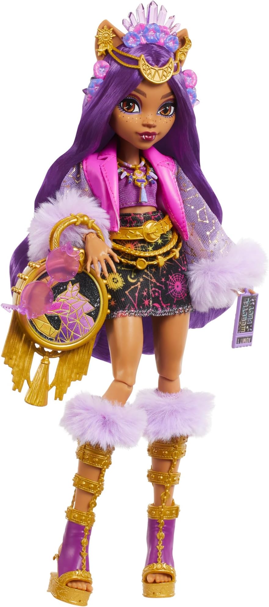 Monster High Clawdeen Wolf Monster Fest Doll with Festival Accessories HXH80