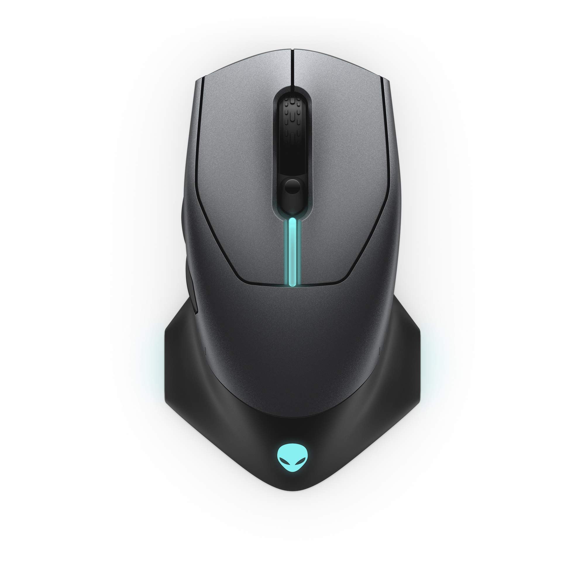 Alienware Wired/Wireless Gaming Mouse AW610M: 16000 DPI Optical Sensor - 350 Hour Rechargeable Battery Life - 7 Buttons - 3-ZONE Alienfx RGB Lighting (Renewed)
