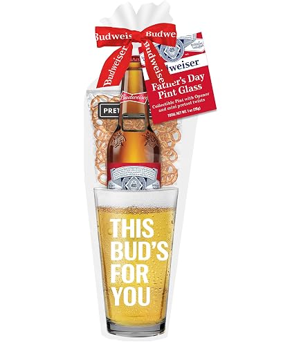 Budweiser Conjunto de presente Deluxe Glass and Coaster Collection