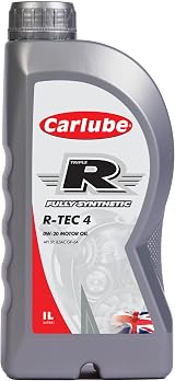 Carlube Triple R 0W-20 R-Tec 4 Full Synthetic Engine Oil 1L API SP GF-6A