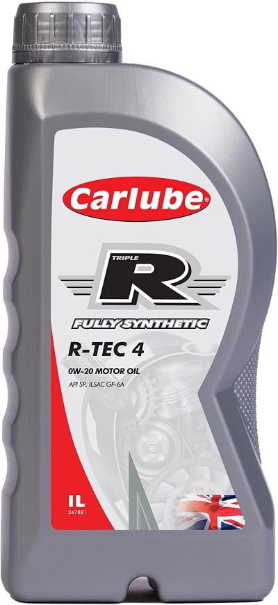 Carlube Triple R 0W-20 R-Tec 4 Full Synthetic Engine Oil 1L API SP GF-6A