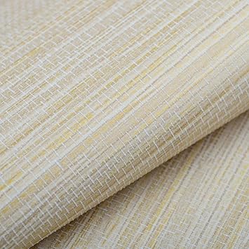Jsdjzsh Naturliche Stroh Tapete Einfarbig Geflochten Textur Glatt Gepragte Nachahmung Tapeten Hotel Esszimmer Beige Grau 10 Mt Rolle Amazon De Kuche Haushalt