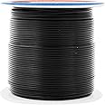 Mandala Crafts 12 14 16 18 20 22 Gauge Anodized Jewelry Making Beading Floral Colored Aluminum Craft Wire (20 Gauge, Black)