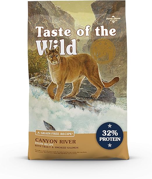 taste of the wild grain free high protein real meat recipe premium dry cat food
