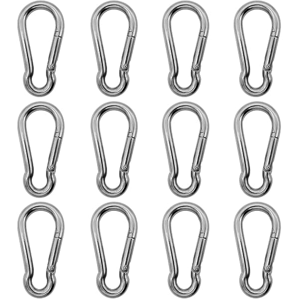 PATIKIL 1 Metal O Rings, 6 Pcs 304 Stainless Steel O-Ring Heavy Smooth Round Rings for Macrame, DIY Craft, Hardware, Keychain, Belt, Dog Leash, 3mmx25mm