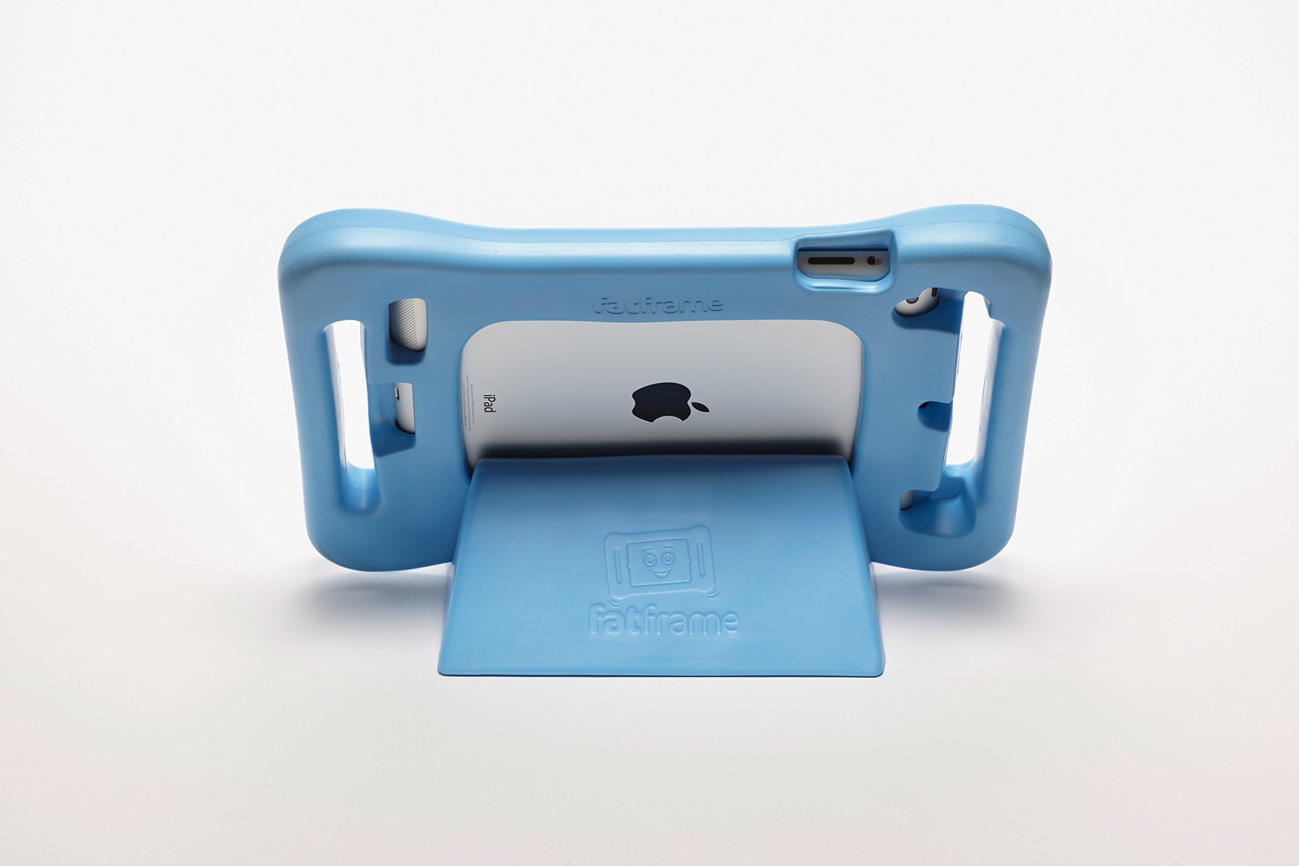 fatframe iPad stand blue : bouncy, lightweight, wipe clean, easy to use, robust, stackable stand stackable for the fatframe iPad case