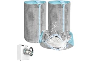 Shoe Washing Machine Bag - 2 Pack Cleaning Laundry Shoe Bag for Washer and Dryer Reusable Shoe Washing Bag for All Footwear T