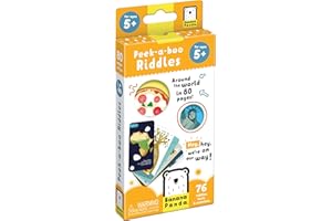 Banana Panda Peek-A-Boo Riddles - Educational Book for Kids - 80 Pages - for Kids Ages 5 & Up