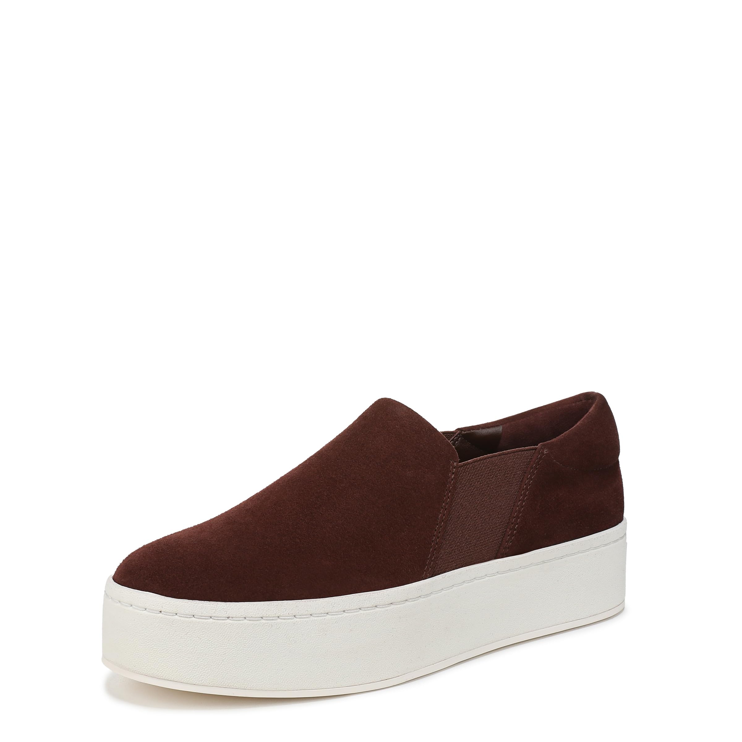 Vince Womens Warren Sneaker Chili Brown Suede 6 M