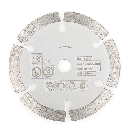 85 mm x 10 mm Diamant Kreissäge Sägeblatt Holzbearbeitung Drehwerkzeug Trennscheibe Schneidwerkzeug für Zimmerei