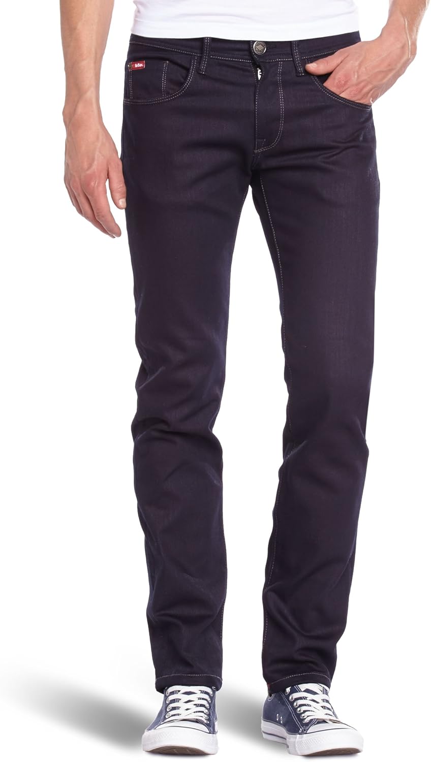 Lee cooper lc128bt gorey jean slim brut homme, Bleu (Raw