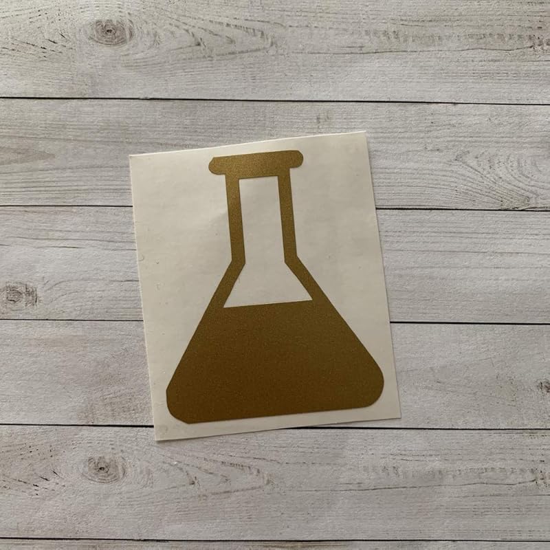 Beaker Vinyl Sticker, Science Decorations, Science Theme, Biology Decorations