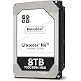 HGST Ultrastar He10 | HUH721008AL4200 | 0F27406 | 8TB 7200 RPM 256MB Cache SAS 12Gb/s 3.5" Inch | 4Kn | Instant Secure Erase | Helium Platform Enterprise Hard Disk Drives