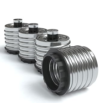 4x Lampensockel Adapter – Konverter für E40 Fassung auf E27 | Lampenadapter für LED-/Halogen- und Energiesparlampen | Sockela