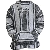 Classic Mexican Baja Hoodie Sweater Pullover