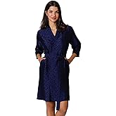 Tara Sartoria Luxury Artisan Silk Robe for Women, Washable, Knee Length, Jacquard, XS–4XL, Oprah Daily 2025