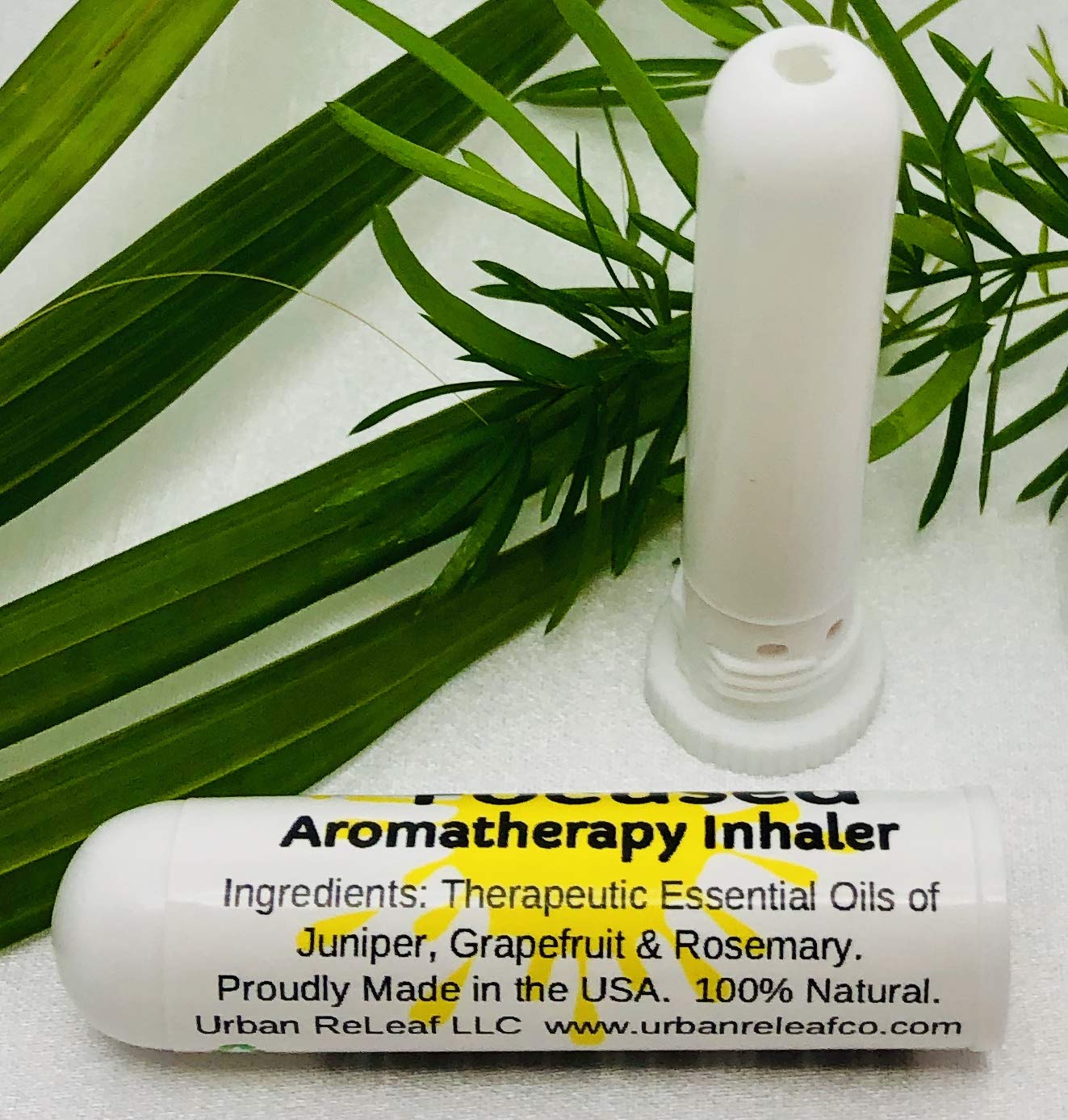 Urban ReLeaf Alert & Focused Aromatherapy! Wake Up & Concentrate. 100% Natural Drug-Free Alternative. Bright Botanical Blend! Helps Studying, Work, Driving. Energizing Scent!