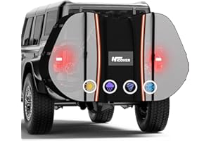 Bike Cover for Transport 2 Bikes Hicover 600D Travel Bike Covers for 2 Bikes on Rear Bike Rack Heavy Duty Waterproof Outdoor Full Bicycle Rack Cover on Car Hitch Storage (Black - Visible, XL-2 Bike)