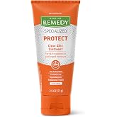 Medline Remedy Specialized Clear Zinc Oxide Ointment (2.5 oz Tube), Unscented, Transparent Protectant, Incontinence Care, Dia