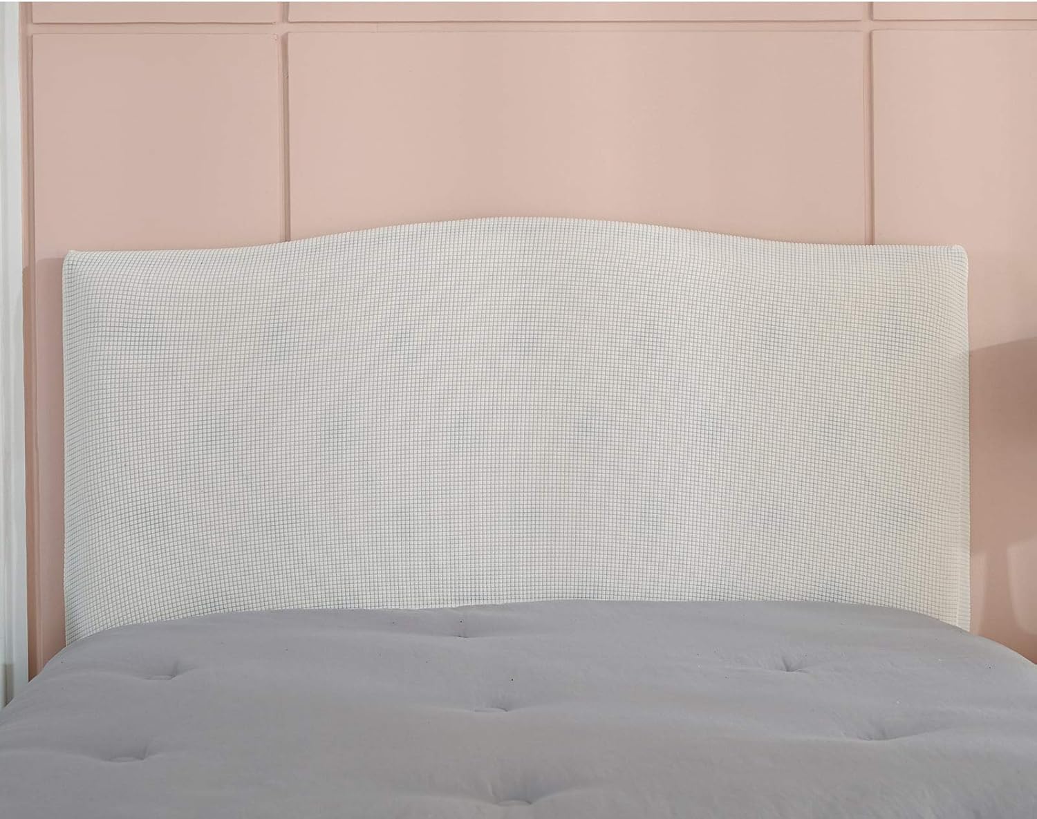 WOMACO Bed Headboard Slipcover Protector Stretch Solid