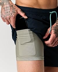 Huckberry Wellen Performance Lined Swim Trunks