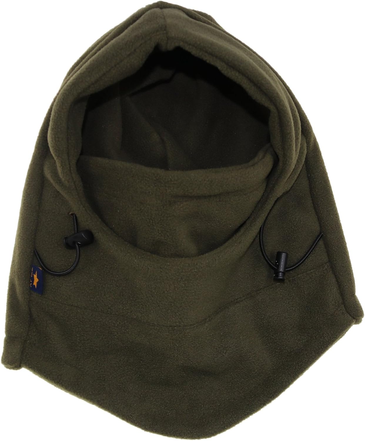 ZZLAY Children's Balaclavas Hat Thick Thermal Windproof Ski Cycling Face Mask Caps Hood Cover Adjustable Cap Army Green: Clothing