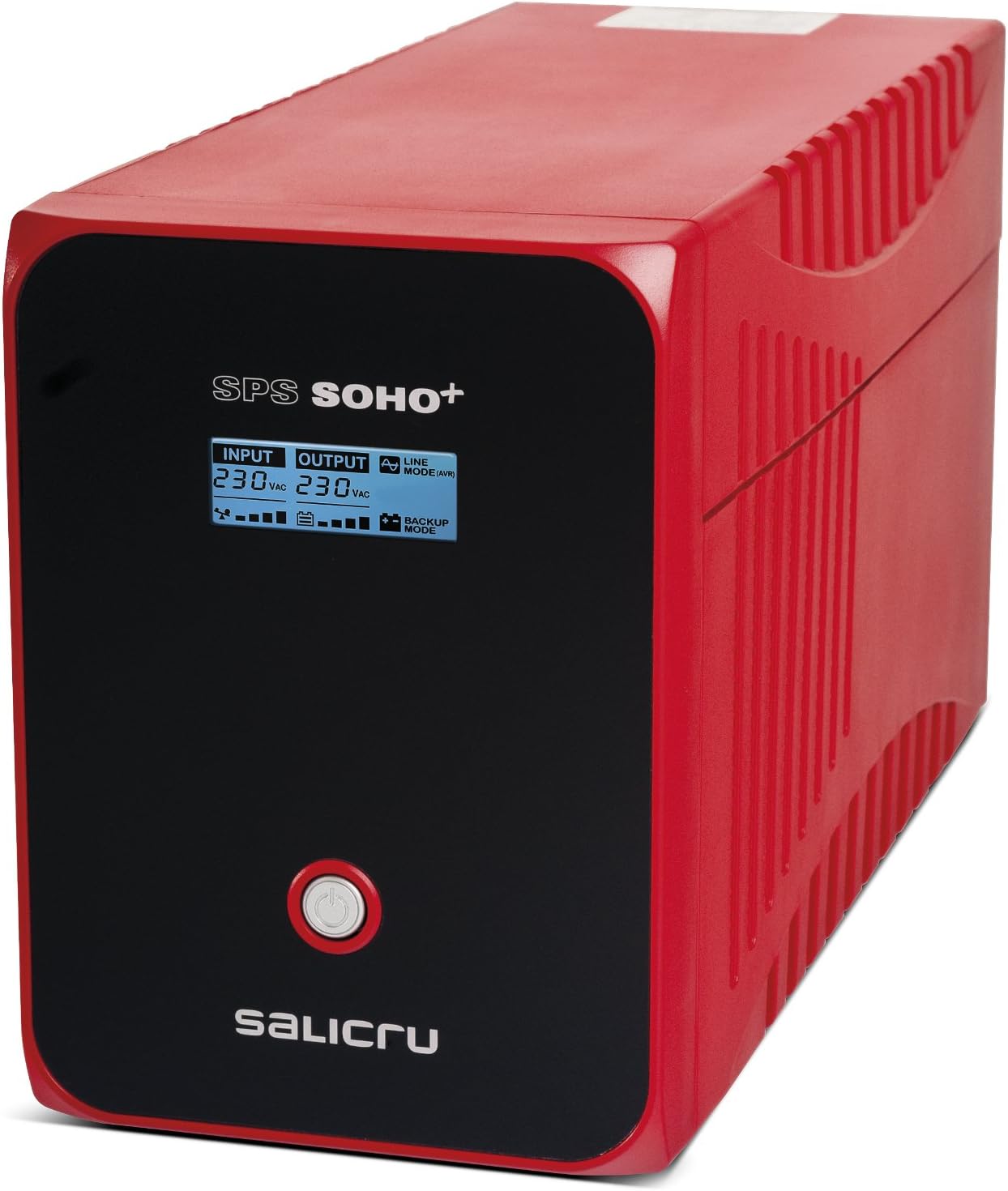 Salicru SPS.2000.SOHO+ - uninterruptible power supplies (UPSs) (Type F (Schuko), Compact, Sealed Lead Acid (VRLA), 0-40 °C, 50/60, Black, Red)