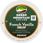 Green Mountain Coffee Decaf, French Vanilla, 3.9 Ounce (Pack of 6)