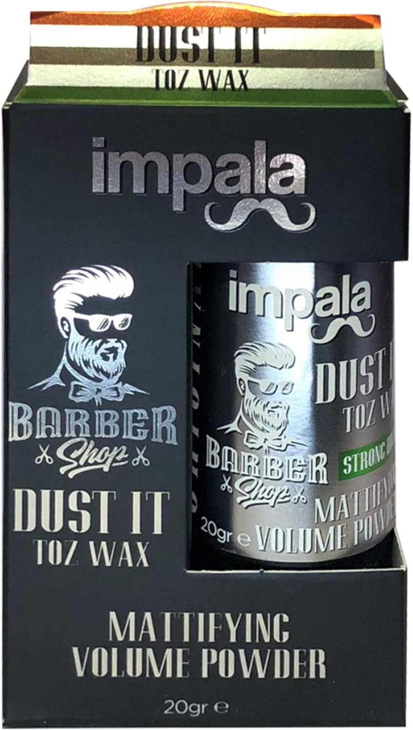 Impala Hair Powder Men Hair Styling Texturizing Powder for All Hair Types Instant Volume, Matte Texture, Easy to Use - Image 3