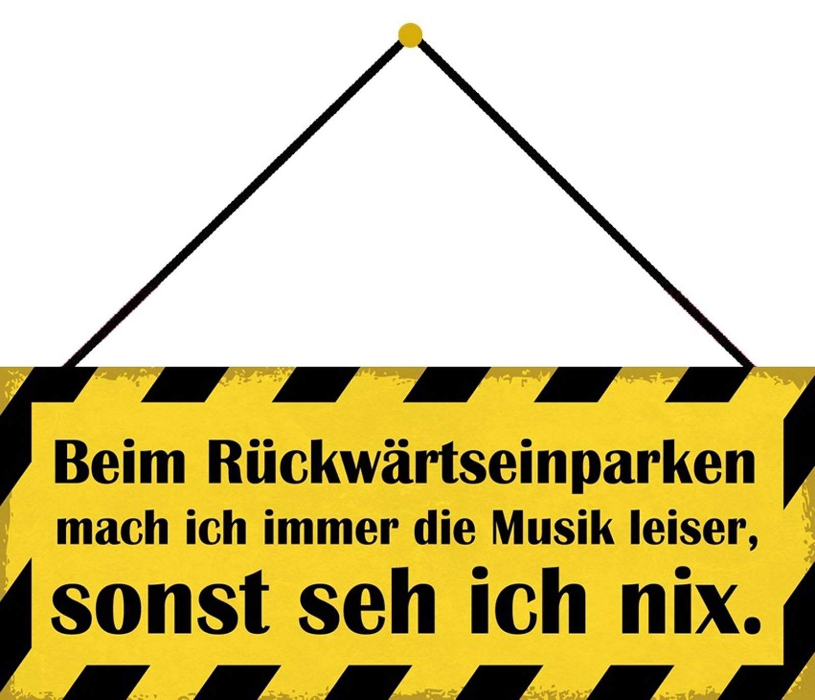 Schatzmix Tin-Plate Sign, Sheet metal, Multicoloured, 27x10 cm