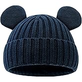RUIKUNA Toddler Boy Winter Beanie Baby Knit Hat Warm Girl Beanies Newborn Cute Hats for Kids