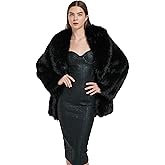 Tngan Womens Fuax Fur Coat Winter Warm Fluffy Faux Fur Parka Jacket Thick Plus Size Outerwear Overcoat