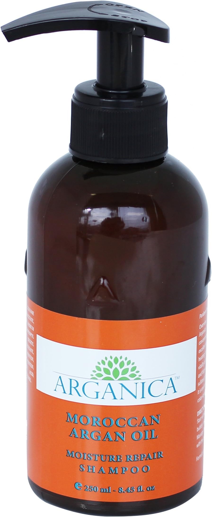 All Natural Moroccan Argan Oil Moisture Repair Shampoo, with Keratin (8.45 fl. oz.) - Argan Oil Moisture Shampoo for Soft Hair, Smooth Hair - Keratin Shampoo - Chemical-Free