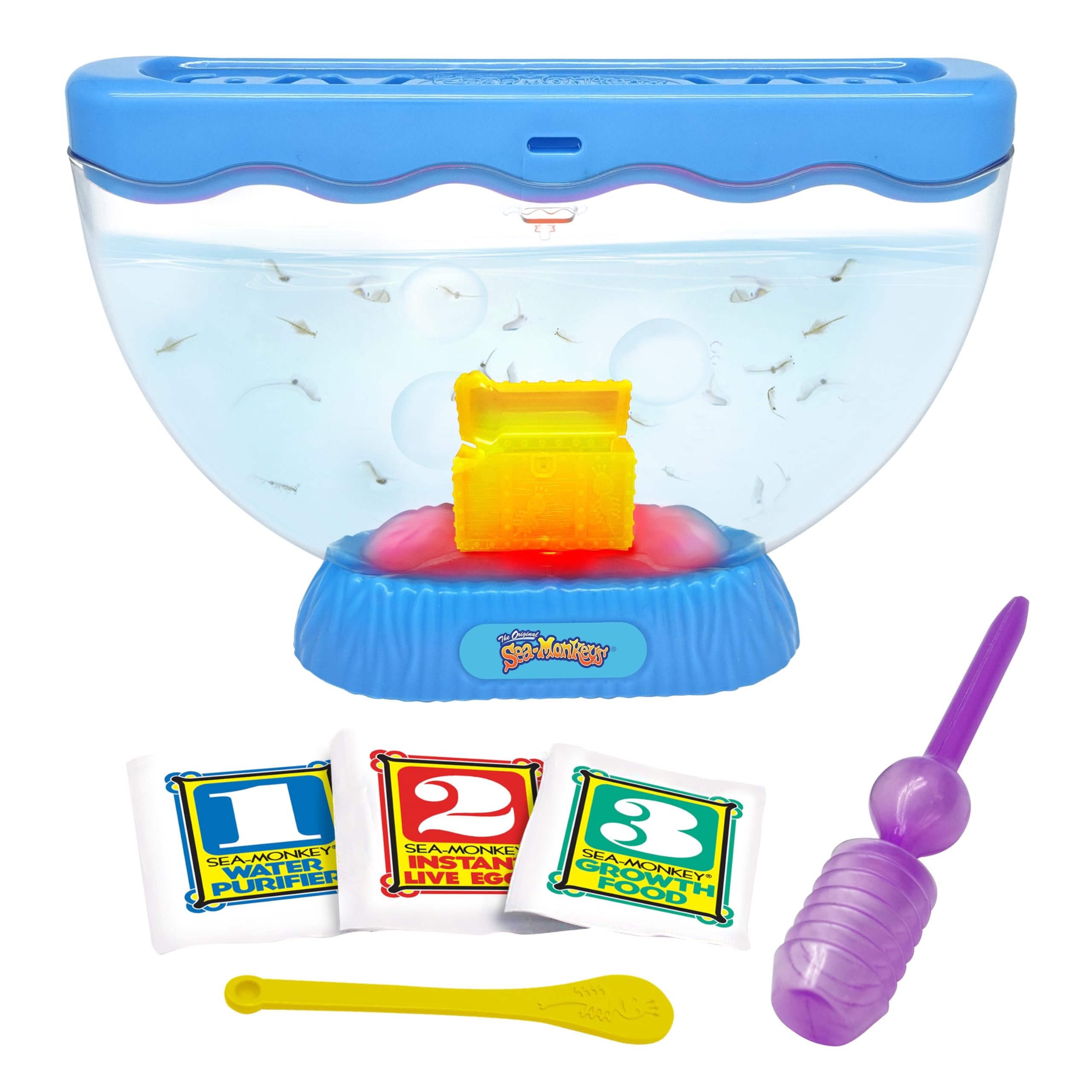Bizak Sea Monkeys Ocean Zoo Treasure Chest with Light 63072322