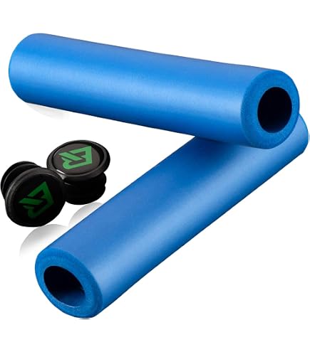 Poignées Moto En Mousse Antidérapantes - 2 Paires, Réduction Vibrations 50%, Installation Facile Sans Outils, Pour Moto/Vélo/VTT