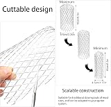 JTOOYS 8 Pack Aluminum Gutter Guards Expandable Filter Strainer 2-4 inch view 4