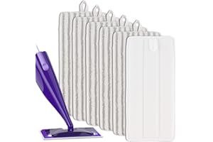 Reusable Mop Pads Compatible with Swiffer WetJet - Microfiber Pad Refill Machine Washable for Household Cleaning - Cleaning F